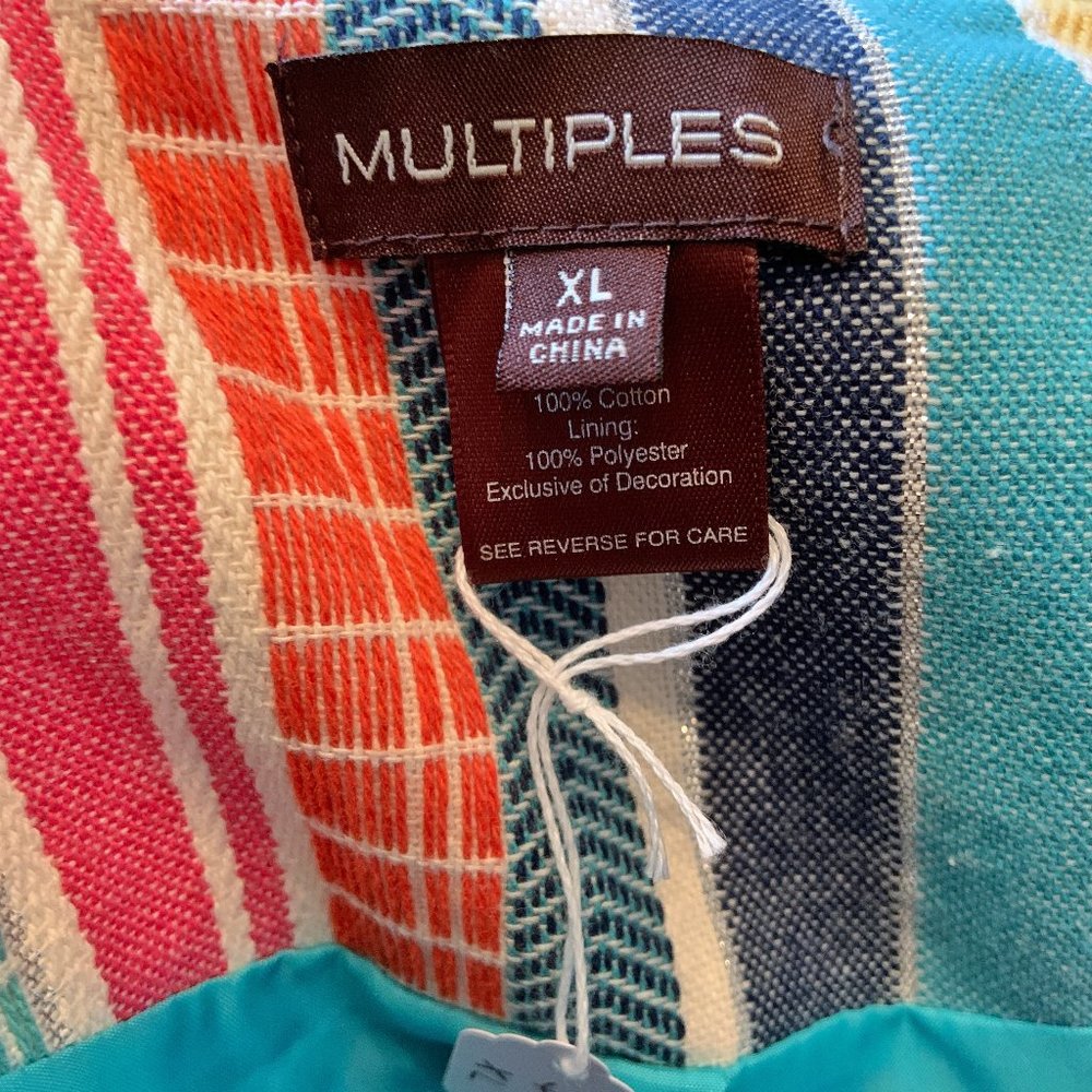 Striped Shell Jacket by Multiples - Picture 4 of 4